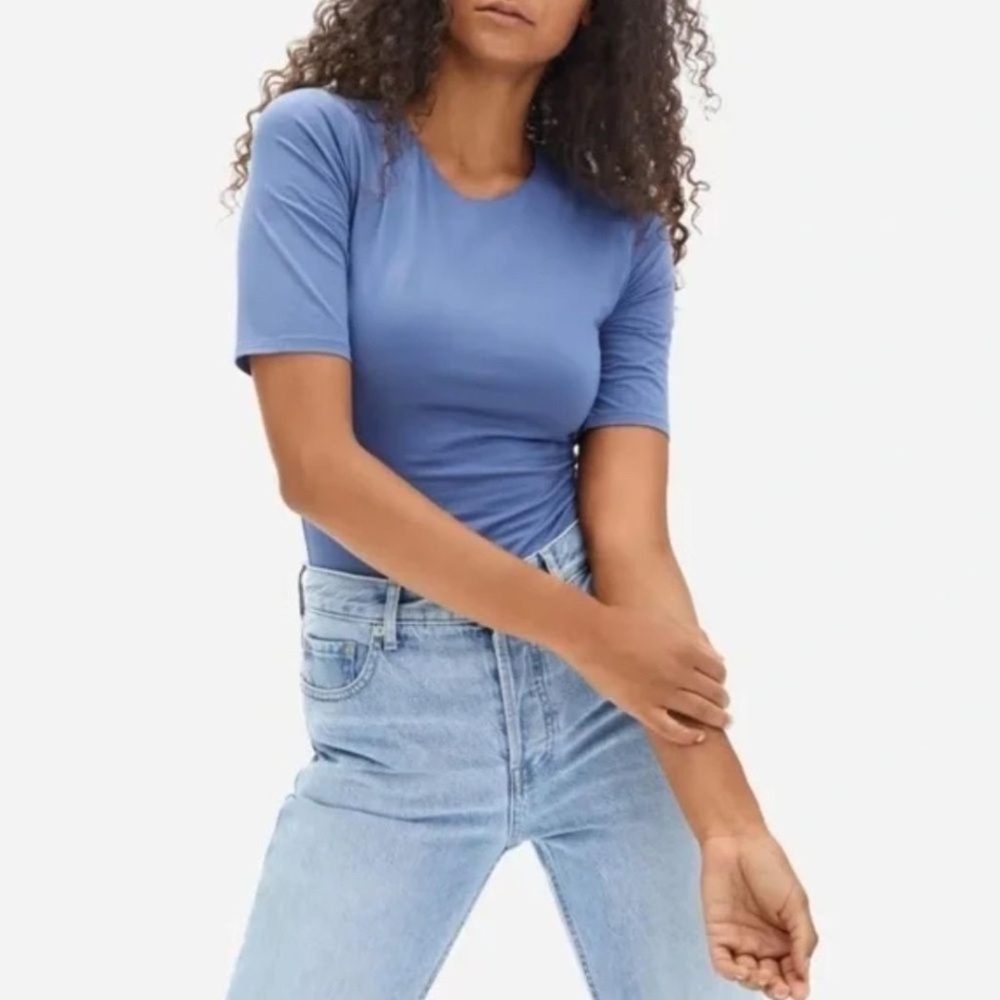 Everlane short-sleeve crew neck bodysuit